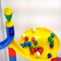 Giant Marble Maze Run With Colorful Gumballs Help Kids Learn Colors