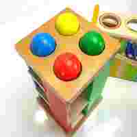 Teach Colors And Counting Genevieve Joins The Ball Pounding Fun
