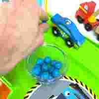 Toy Cars Teach Kids Colors And Numbers